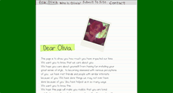 Desktop Screenshot of dear-olivia.com